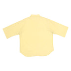 GOLDEN WINGS Womens Yellow Shirt L Cotton Blend Casual Button Down