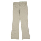 DICKIES Chino Womens Trousers Beige Regular Wide-Leg W28 L32