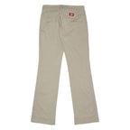 DICKIES Chino Womens Trousers Beige Regular Wide-Leg W28 L32