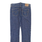LEVI'S 501CT Womens Jeans Blue Regular Straight Denim Medium W30 L30 Classic Zip