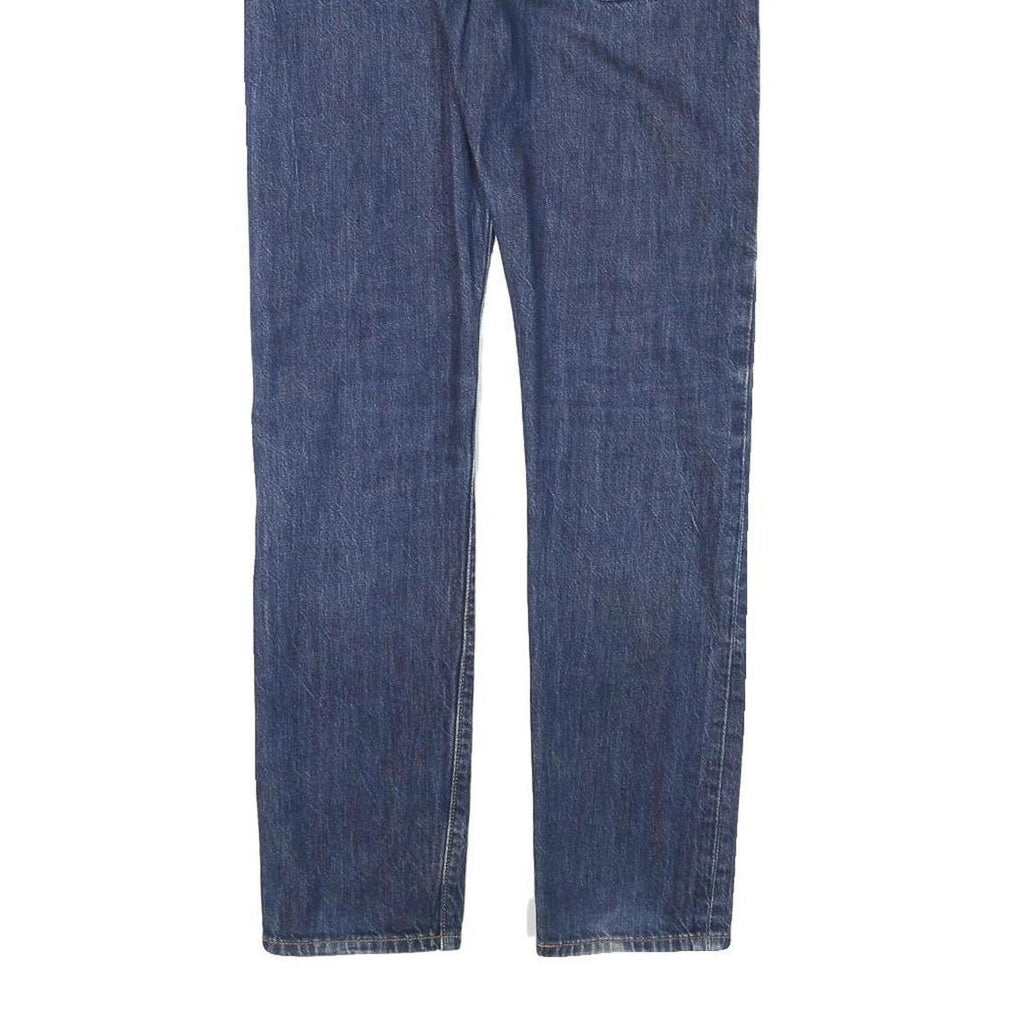 LEVI'S 501CT Womens Jeans Blue Regular Straight Denim Medium W30 L30 Classic Zip