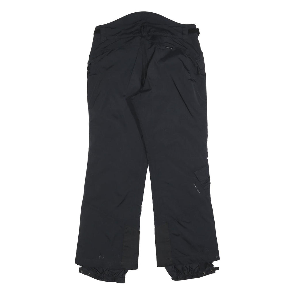 COLUMBIA Womens Black Relaxed Zip Trousers W34 L32 Outdoor Winter Snow