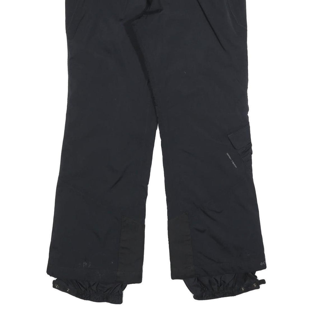 COLUMBIA Womens Black Relaxed Zip Trousers W34 L32 Outdoor Winter Snow