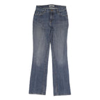 LEVI'S Womens Blue Regular Straight Denim Medium W28 L30 Zip Jeans