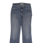 LEVI'S Womens Blue Regular Straight Denim Medium W28 L30 Zip Jeans