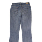 LEVI'S Womens Blue Regular Straight Denim Medium W28 L30 Zip Jeans