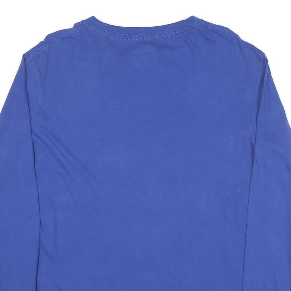 FANATICS Mens Blue Indianapolis Colts Graphic T-Shirt L Long Sleeve Crew Neck