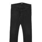 CARHARTT WIP Mens Jeans Black Slim Skinny Denim Medium W31 L31 Authentic
