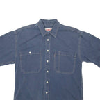 BIG STAR Mens Denim Shirt Blue S