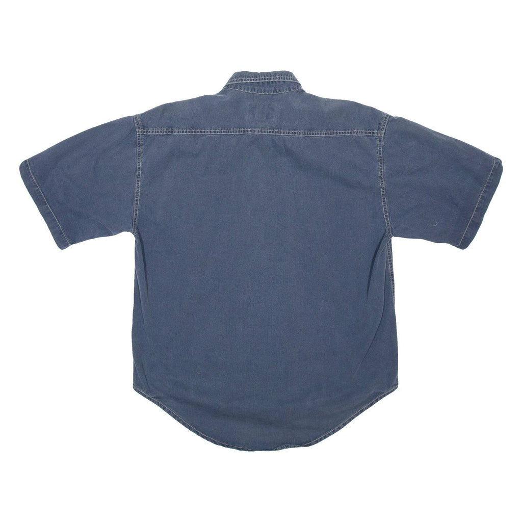 BIG STAR Mens Denim Shirt Blue S