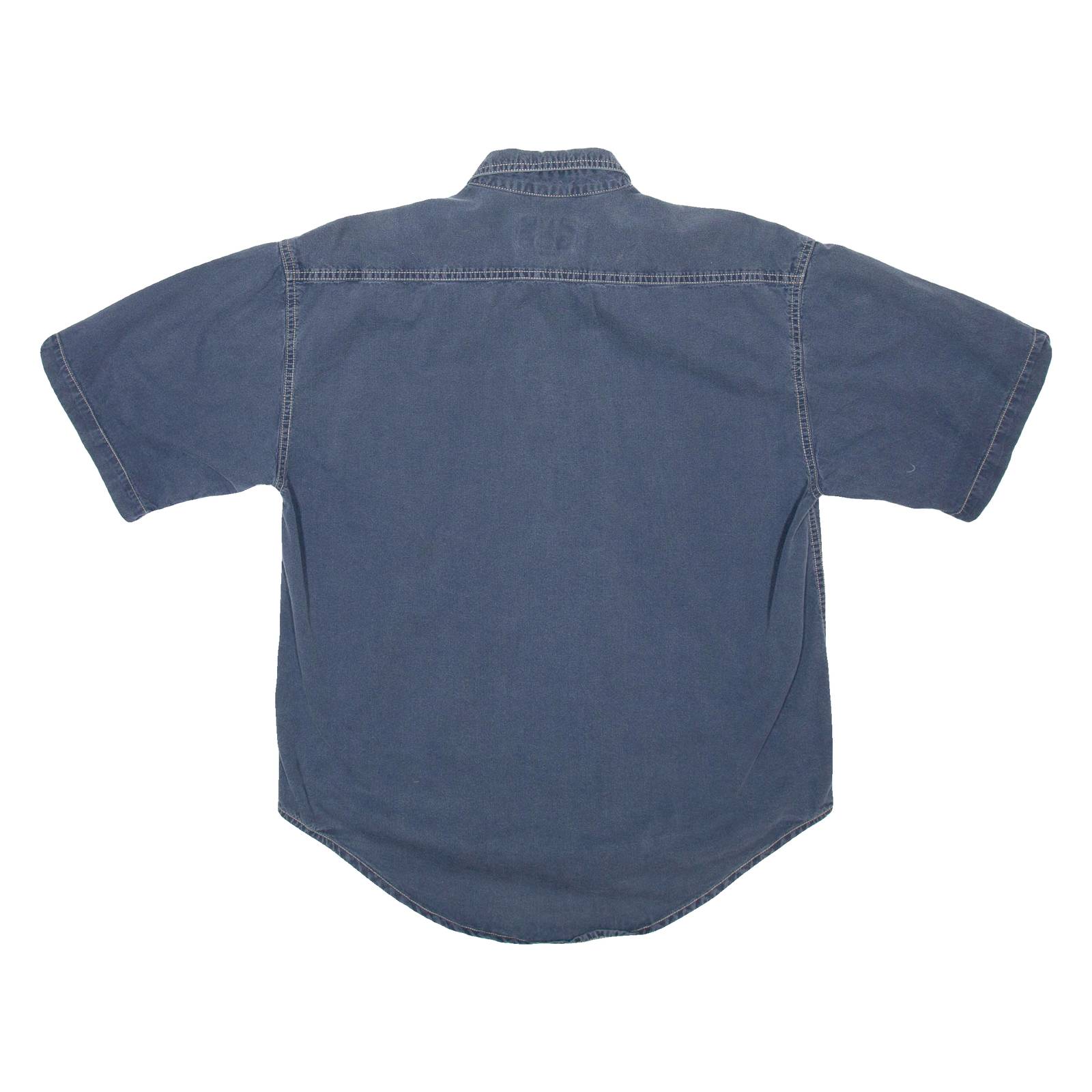 BIG STAR Mens Denim Shirt Blue S
