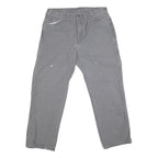 DICKIES Mens Grey Regular Fit Straight Denim Jeans W36 L30 Workwear Zip Closure