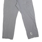 DICKIES Mens Grey Regular Fit Straight Denim Jeans W36 L30 Workwear Zip Closure