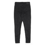LEVI'S Womens Slim Fit Black Denim Jeans W32 L32 Zip Closure Skinny Stretch
