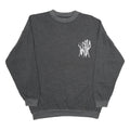 EXPRESS WEAR Mens Grey Cotton Blend Crew Neck M Logo Graphic Sweatshirt