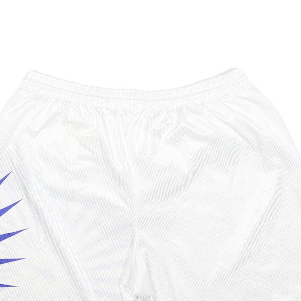 REEBOK Mens Shorts White Blue Sunburst Print M W28 Sports Casual Activewear