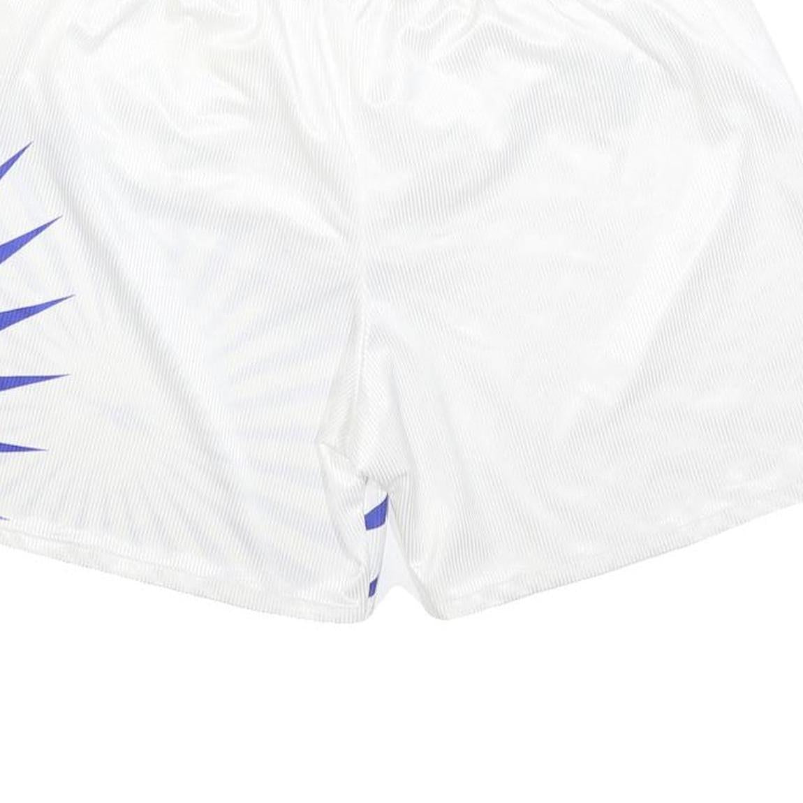 REEBOK Mens Shorts White Blue Sunburst Print M W28 Sports Casual Activewear