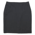 REISS Womens Black Pencil Knee Length Polyester Blend Skirt UK 14 Classic