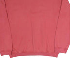 VINCI Womens Red UV Basic Garment Crew Neck M Sweatshirt Casual Cotton Blend