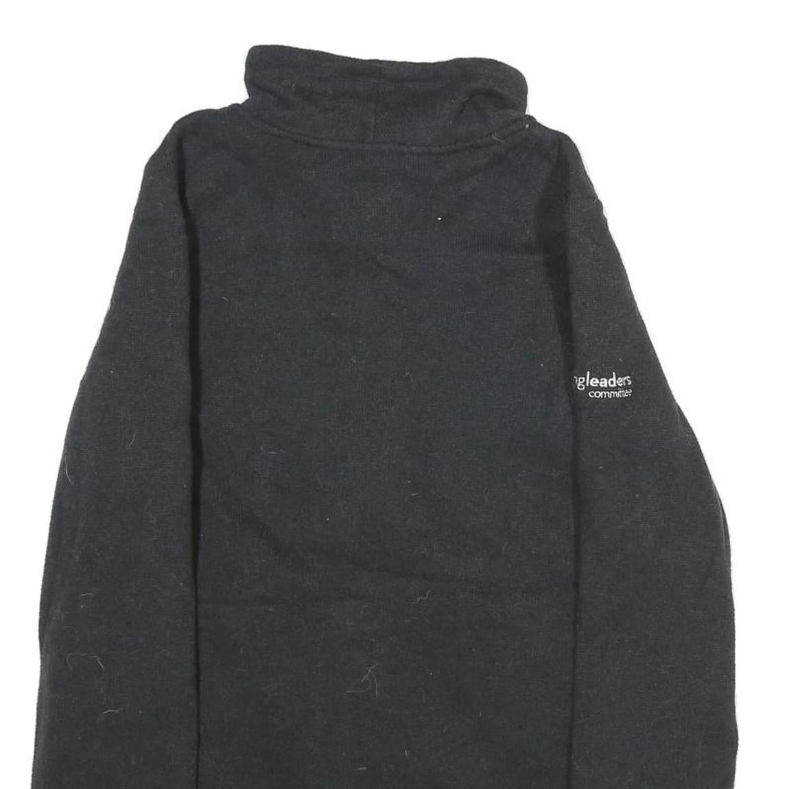 THE NORTH FACE Womens Black Zip Jacket Size M Polyester Plain Outdoor Winter