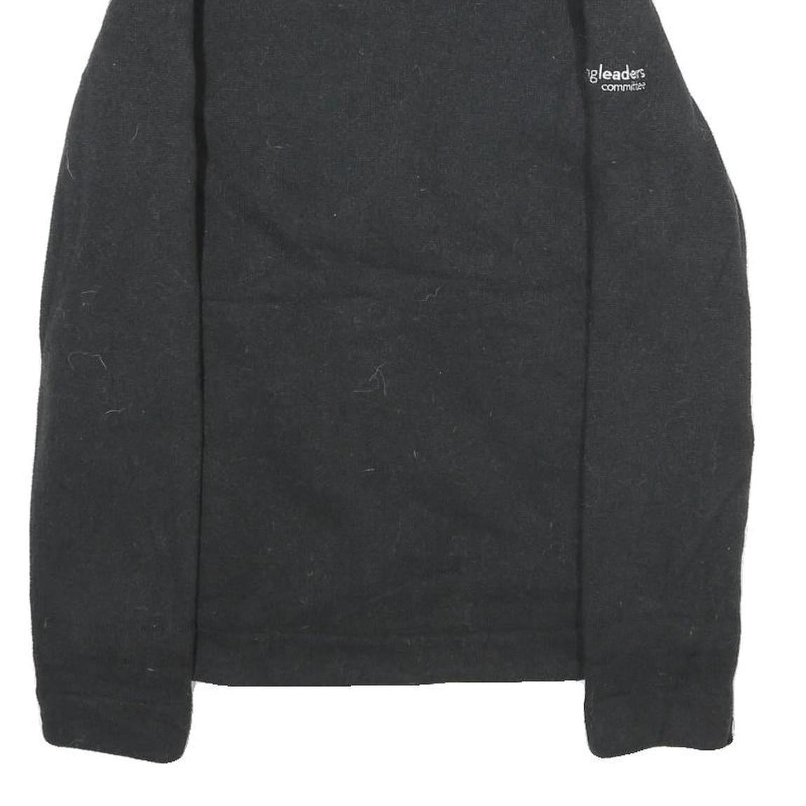 THE NORTH FACE Womens Black Zip Jacket Size M Polyester Plain Outdoor Winter