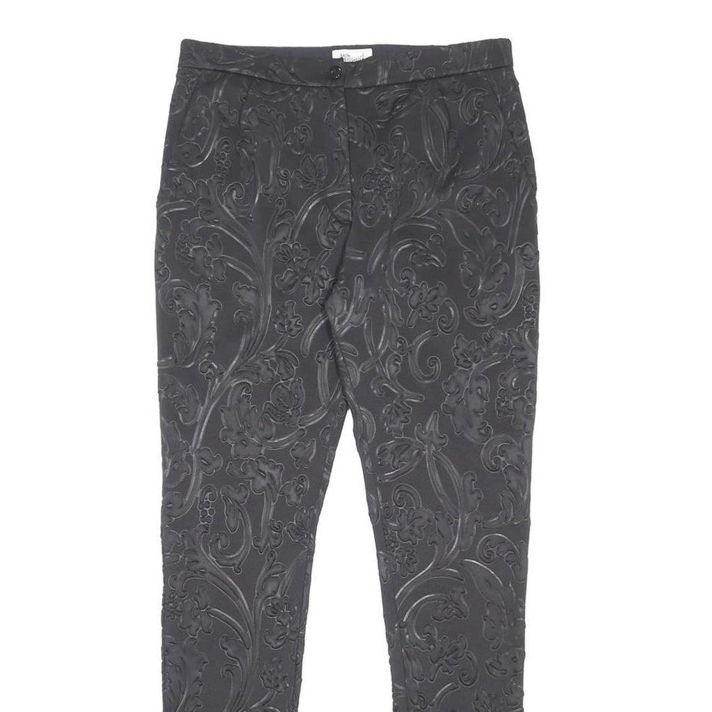 BAUM UND PFERDGARTEN Womens Polyester Black Slim Slim Trousers W30 L31 Floral