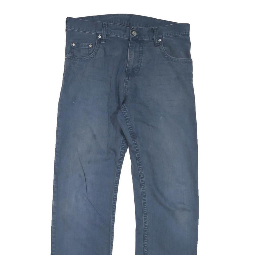 CARHARTT Mens Regular Fit Blue Denim Jeans W32 L31 Classic Cotton Blend Zip