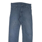 CARHARTT Mens Regular Fit Blue Denim Jeans W32 L31 Classic Cotton Blend Zip