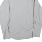 POLO RALPH LAUREN Mens Light Grey Shirt L Cotton Blend Classic Fit Button Collar