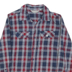 MOUNTAIN WAREHOUSE Mens Blue & Red Check Shirt S Casual Outdoor Cotton Blend