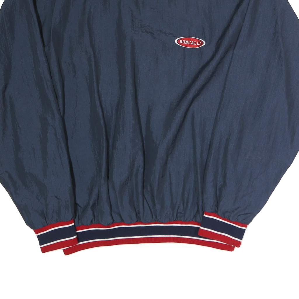 NEFF Mens Blue Crew Neck M Roncalli Logo Sweatshirt Pullover Sports Casual