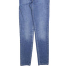 LEVI'S Womens Slim Blue Skinny Denim Medium W25 L27 Zip Cotton Blend Jeans