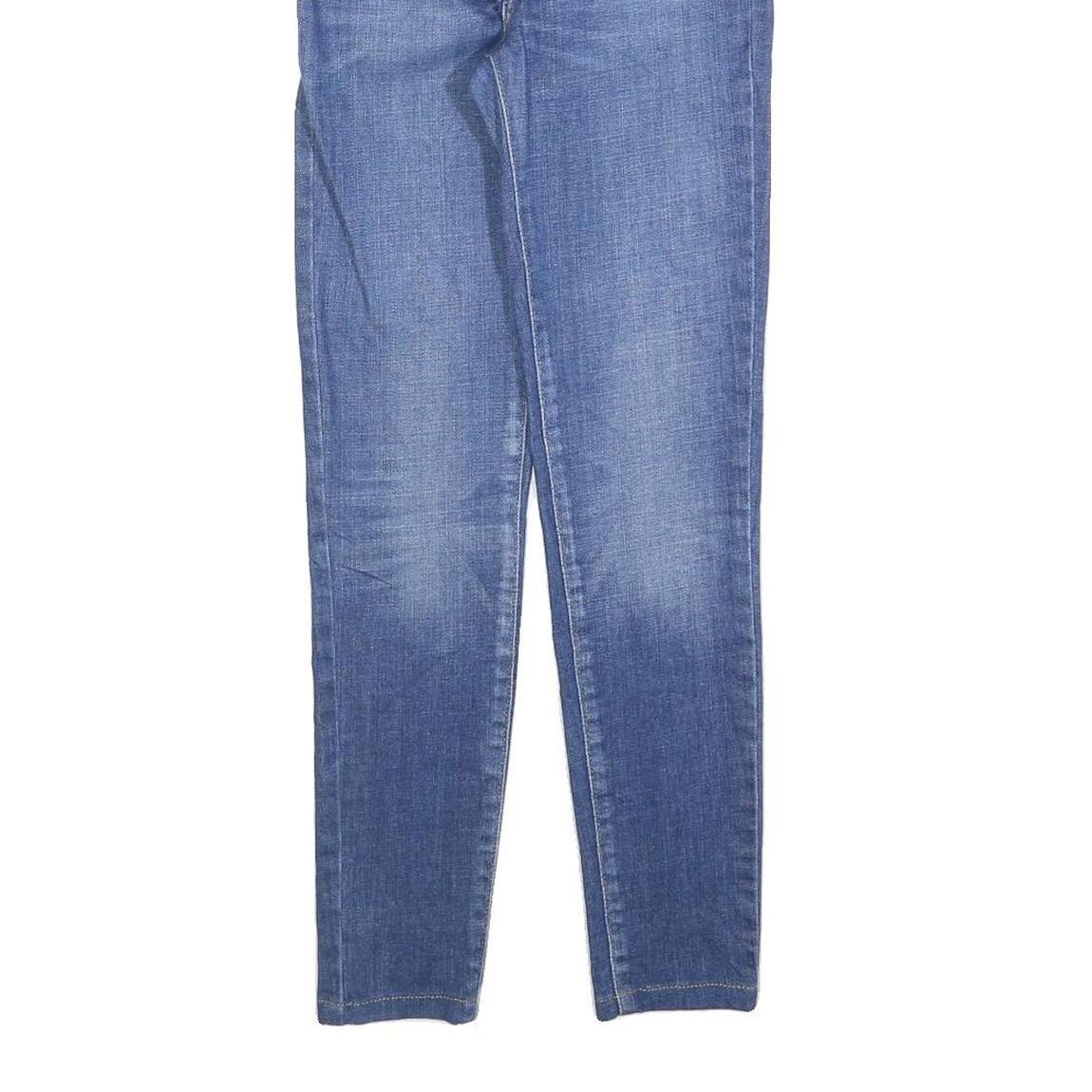 LEVI'S Womens Slim Blue Skinny Denim Medium W25 L27 Zip Cotton Blend Jeans