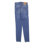 LEVI'S Womens Slim Blue Skinny Denim Medium W25 L27 Zip Cotton Blend Jeans