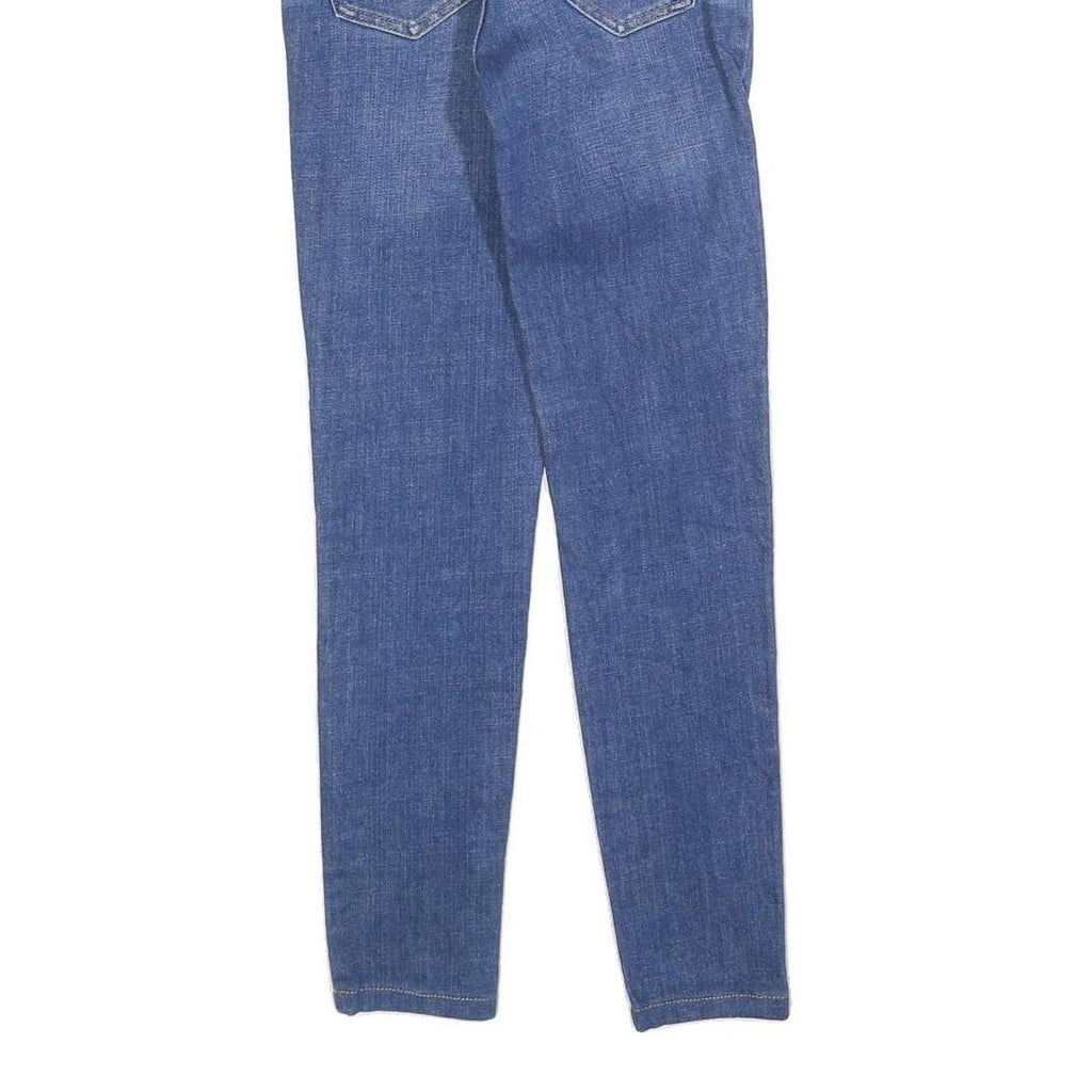 LEVI'S Womens Slim Blue Skinny Denim Medium W25 L27 Zip Cotton Blend Jeans