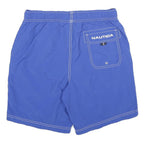 NAUTICA Mens Shorts Blue Casual Swimwear M W28 Drawstring Logo Embroidered