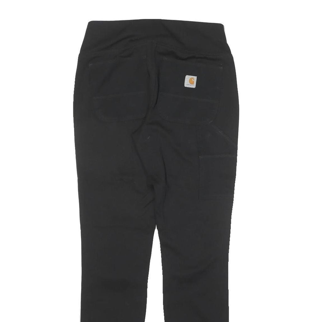 CARHARTT Womens Slim Black Trousers W26 L29 Workwear Utility Pants