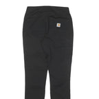 CARHARTT Womens Slim Black Trousers W26 L29 Workwear Utility Pants