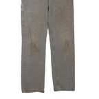 CARHARTT Mens Jeans Grey Regular Straight Denim W32 L29 Workwear Durable