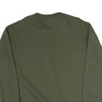 CHAMPION Mens Green Crew Neck M Sweatshirt Cotton Blend Logo Print
