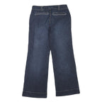 Womens Blue Regular Fit Straight Cotton Blend Jeans W32 L31 Casual Wear