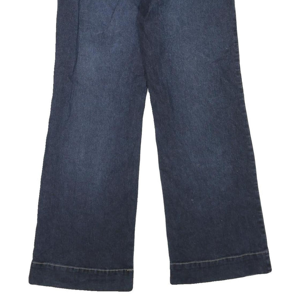 Womens Blue Regular Fit Straight Cotton Blend Jeans W32 L31 Casual Wear