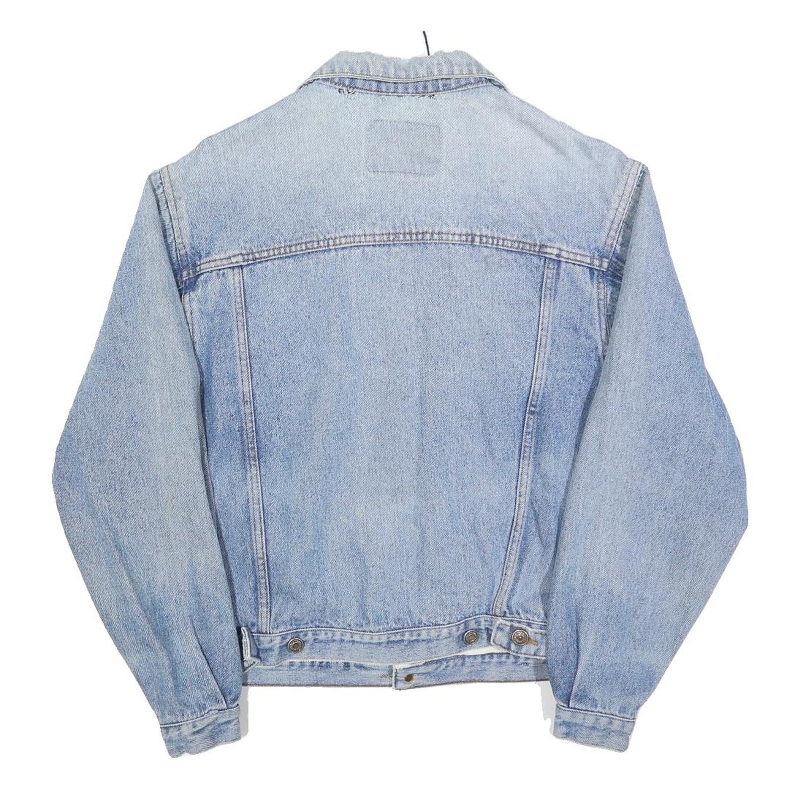 LEVI'S Mens Blue Denim Cotton Button Jacket M Classic Casual Retro Vintage