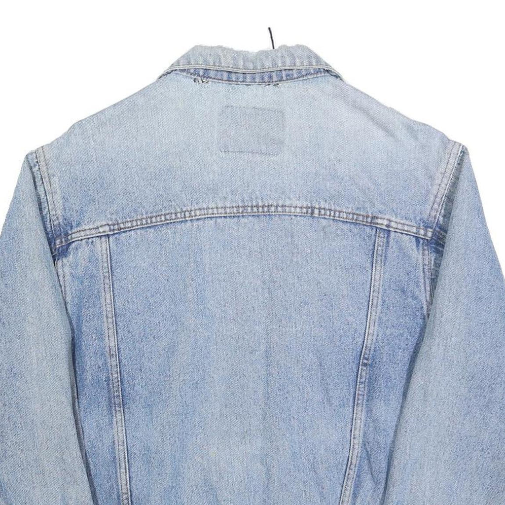 LEVI'S Mens Blue Denim Cotton Button Jacket M Classic Casual Retro Vintage