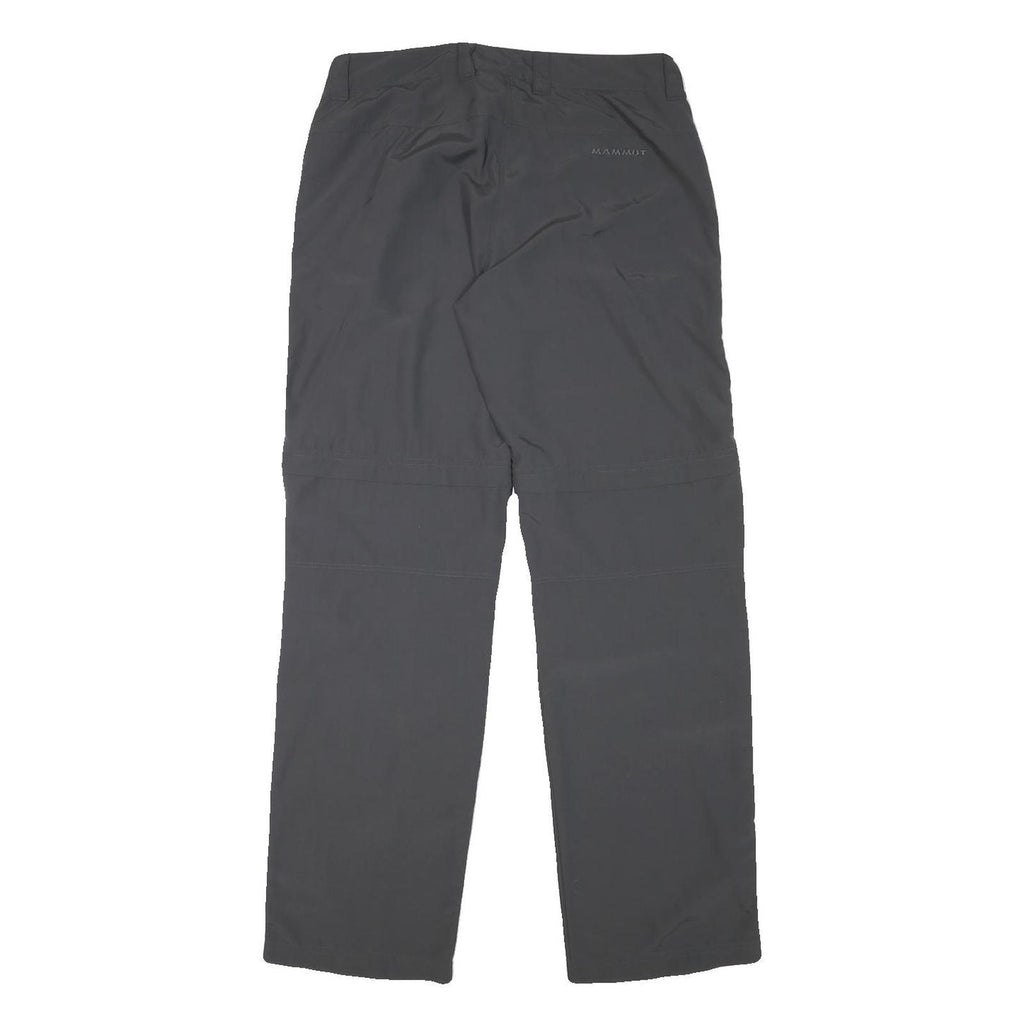 MAMMUT Womens Polyester Blend Black Regular Straight Trousers W31 L31 Outdoor