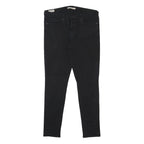 LEVI'S 711 BIG E Womens Jeans Black Slim Skinny Denim W31 L30 Classic Cotton