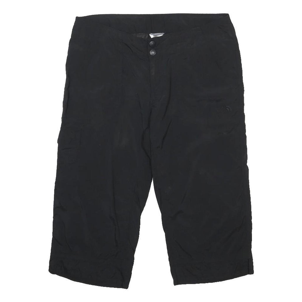 THE NORTH FACE Womens Black Casual Nylon Shorts UK 10 W32 Outdoor Lightweight