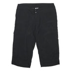 THE NORTH FACE Womens Black Casual Nylon Shorts UK 10 W32 Outdoor Lightweight