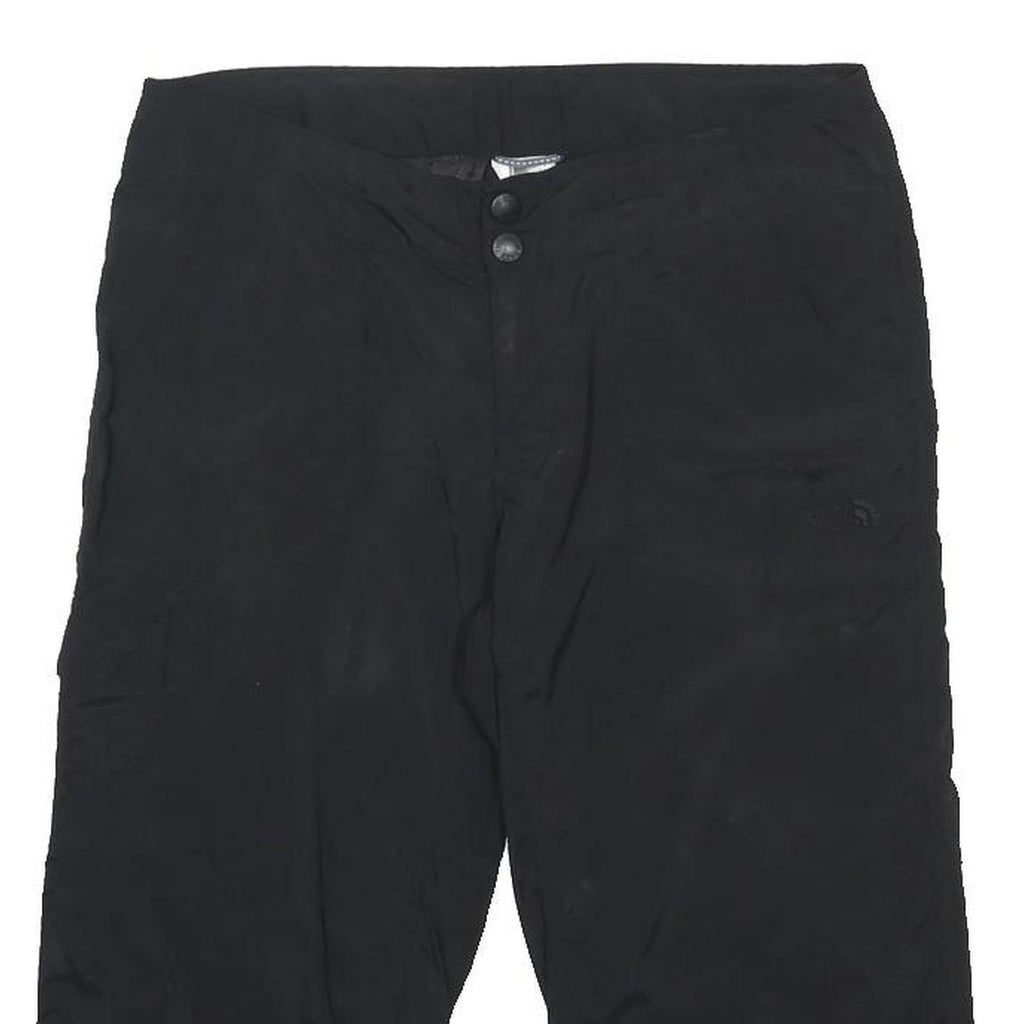 THE NORTH FACE Womens Black Casual Nylon Shorts UK 10 W32 Outdoor Lightweight