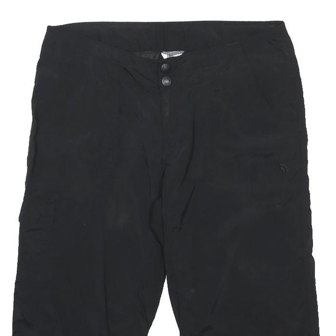 THE NORTH FACE Womens Black Casual Nylon Shorts UK 10 W32 Outdoor Lightweight